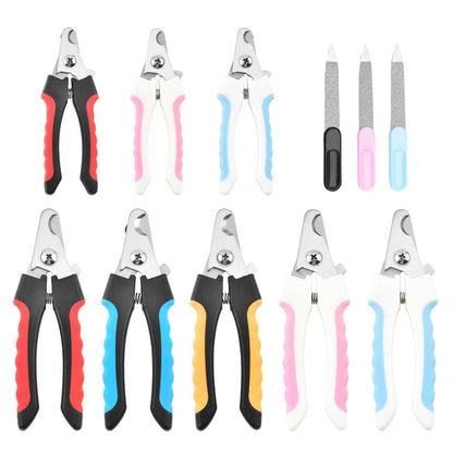 Pet Nail Clipper Set with Safety Guard