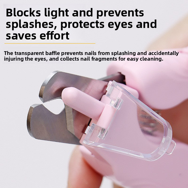 Pet nail clipper with LED light