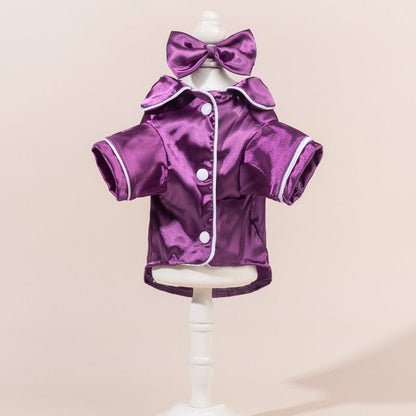 Pet Pajamas with Head Flower
