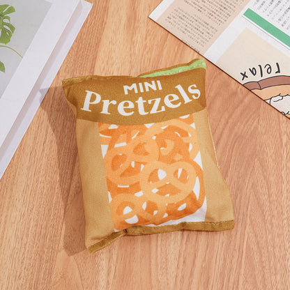 Pet paper sound-making toy potato chips