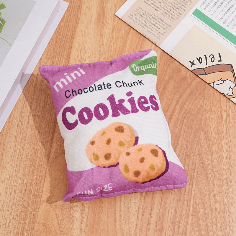 Pet paper sound-making toy potato chips