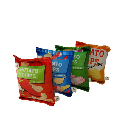 Pet paper sound-making toy potato chips