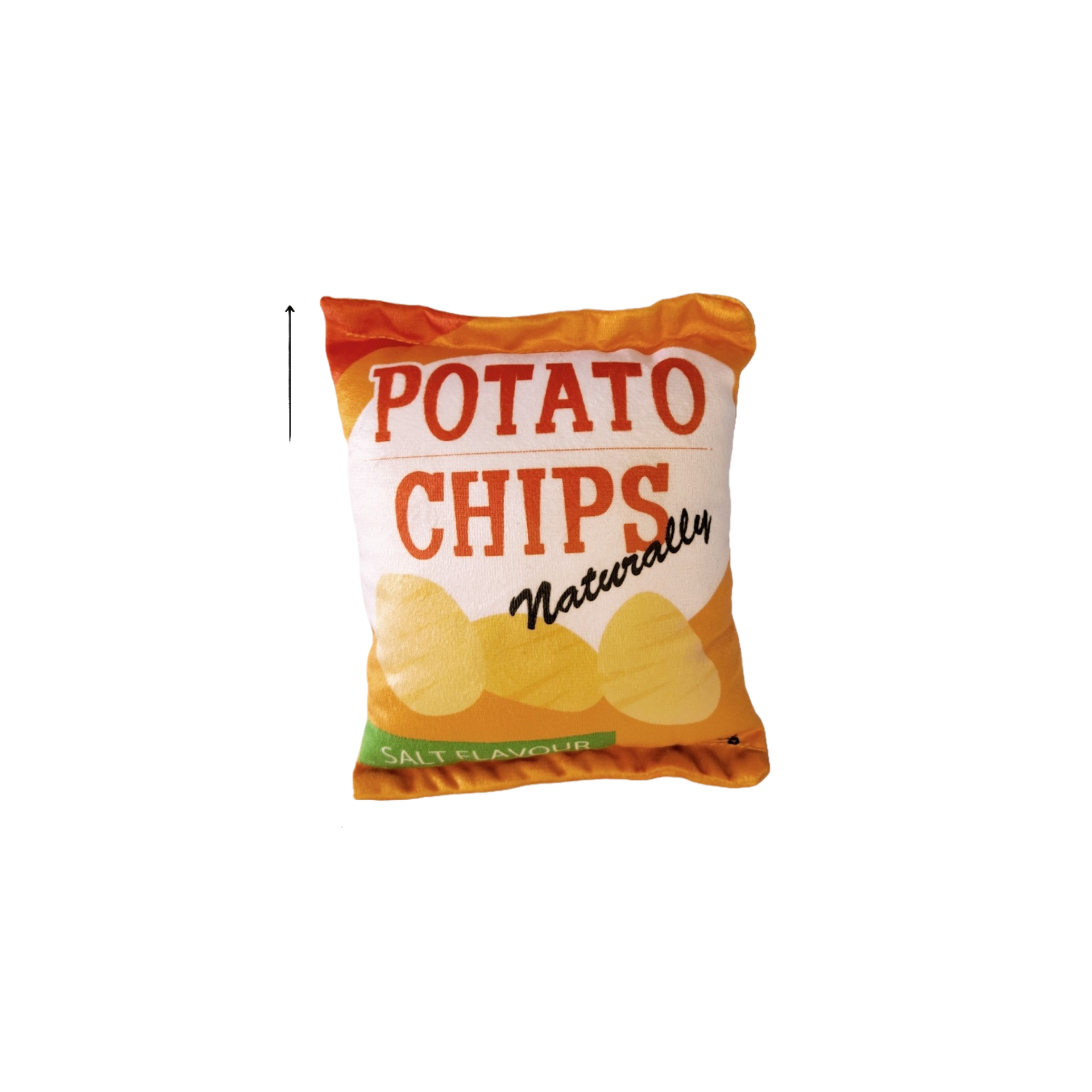 Pet paper sound-making toy potato chips