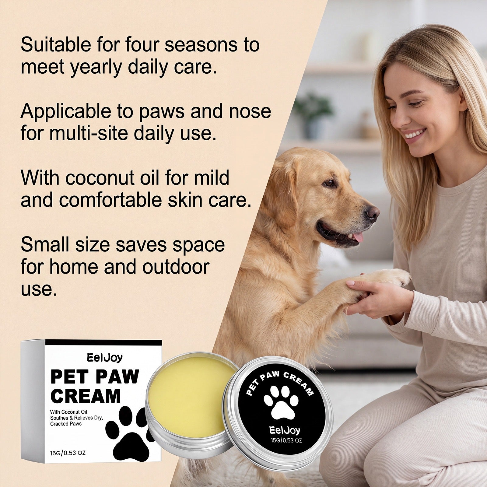 Pet Paw and Nose Moisturizing Cream