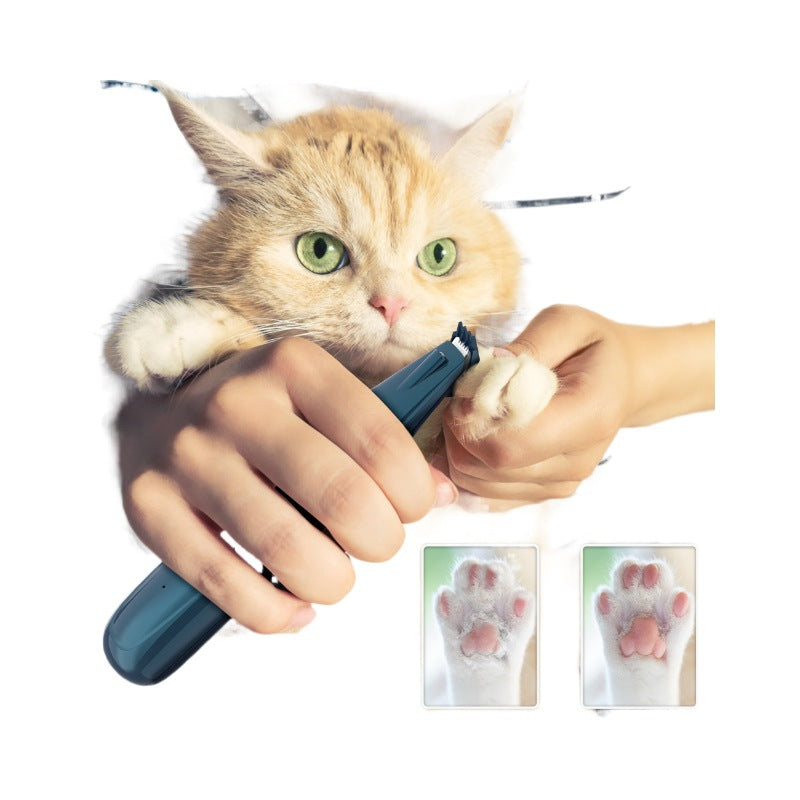 Pet paw hair trimmer