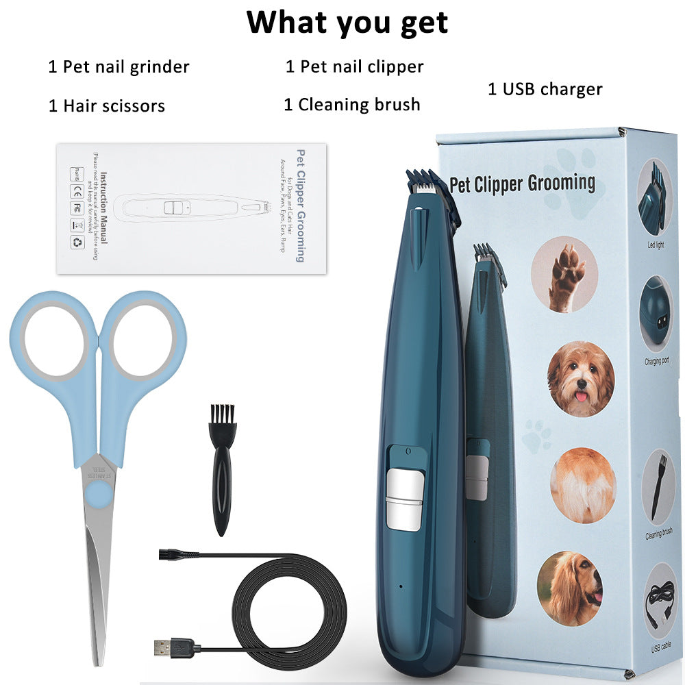 Pet paw hair trimmer