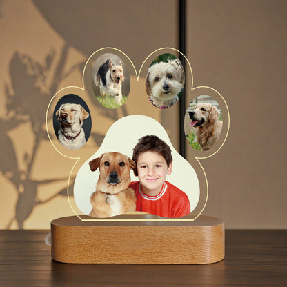 Pet Paw Night Light