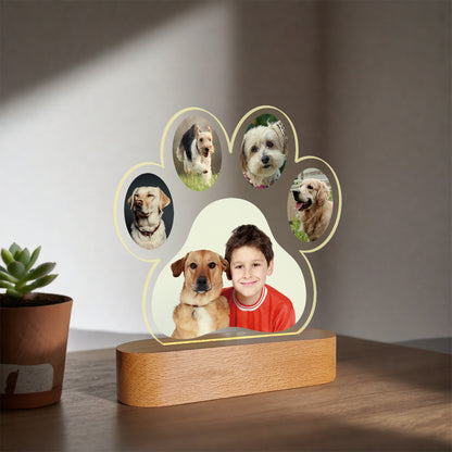Pet Paw Night Light