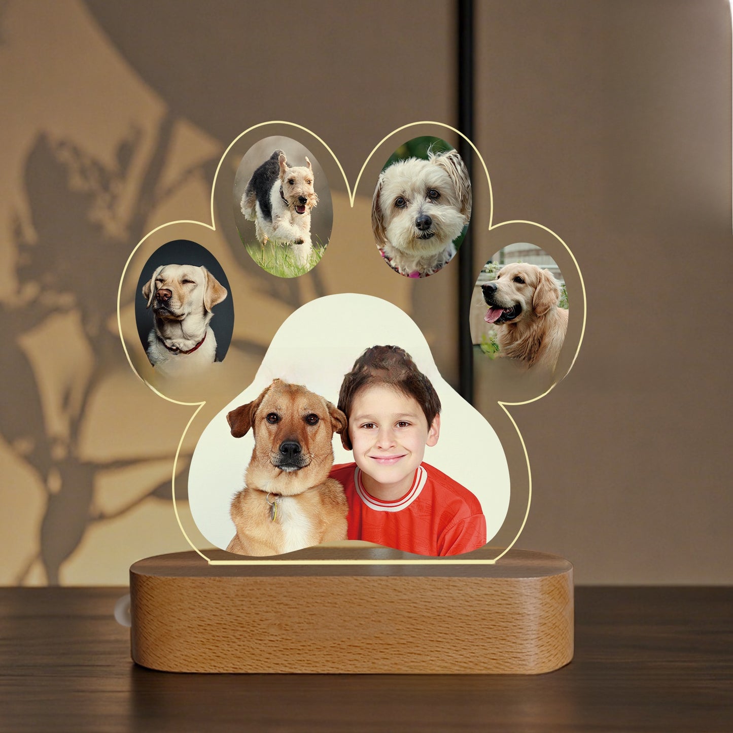 Pet Paw Night Light