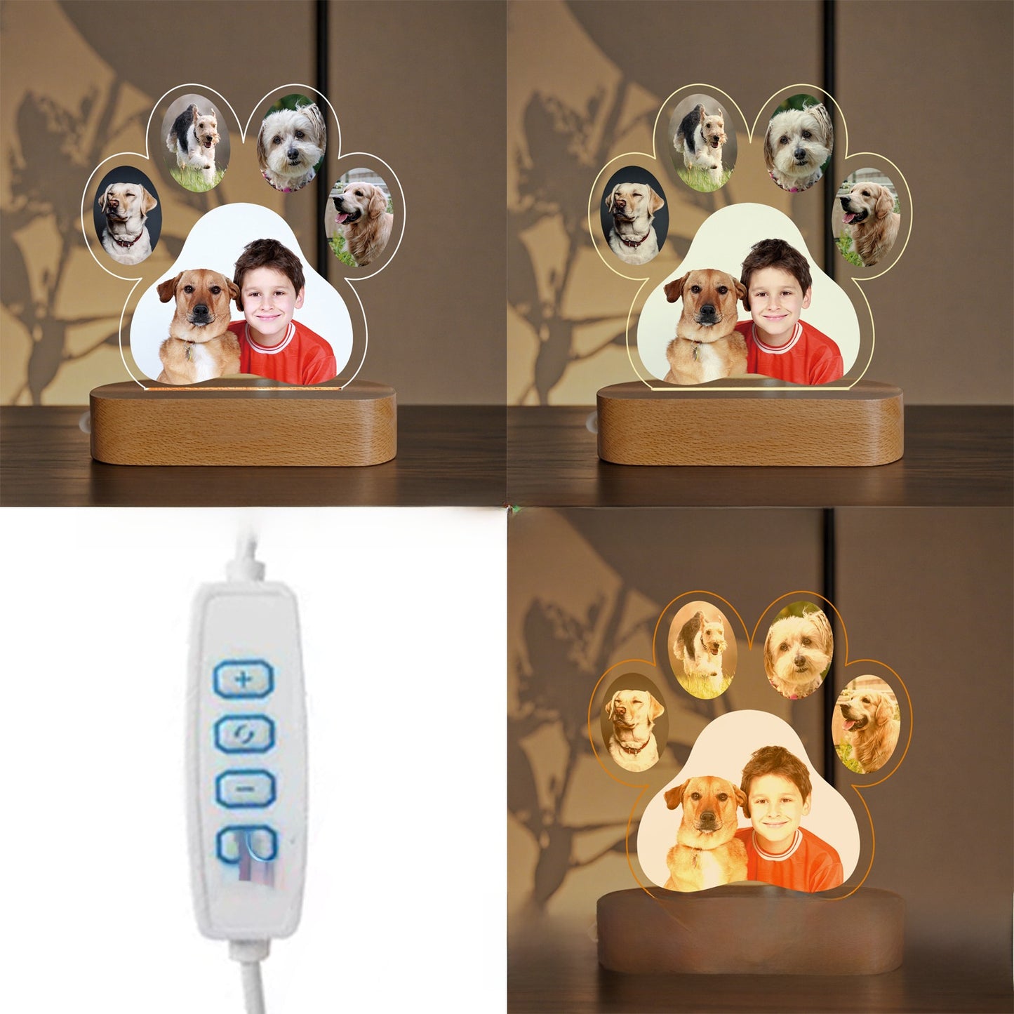 Pet Paw Night Light