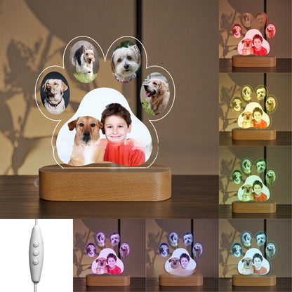 Pet Paw Night Light