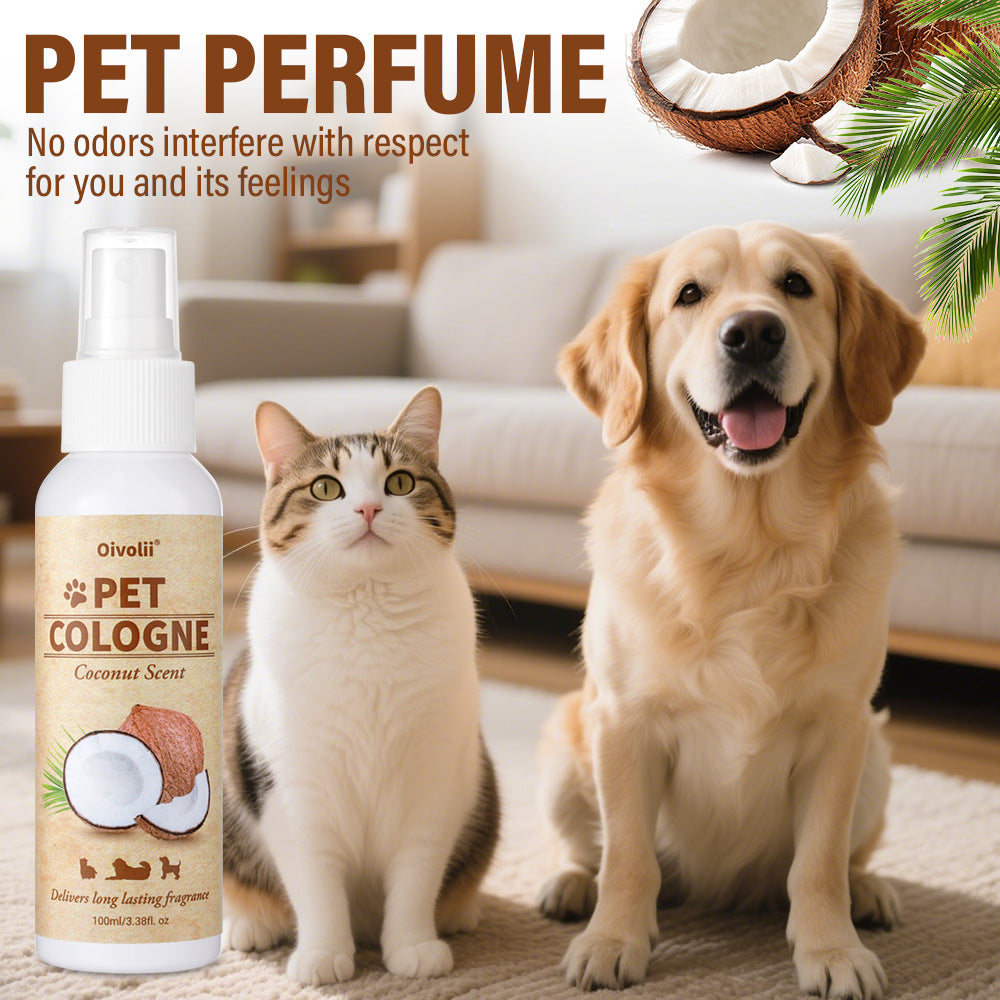 Pet Perfume Wholesale, Dog-Specific Deodorant, Long-Lasting Cherry Blossom Spray Deodorant, Shower Gel, Exclusively for Cross-Border Sales