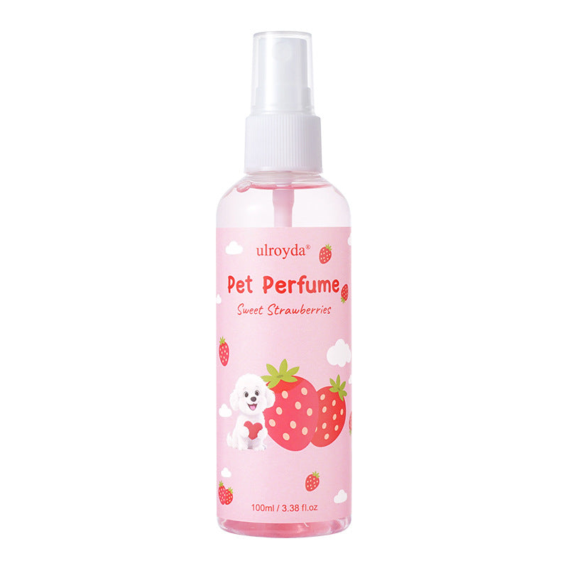 Pet Perfume Wholesale, Dog-Specific Deodorant, Long-Lasting Cherry Blossom Spray Deodorant, Shower Gel, Exclusively for Cross-Border Sales