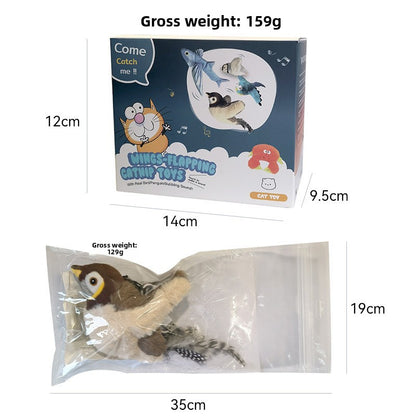 Pet plush chew toy "Shake Shake Bird"