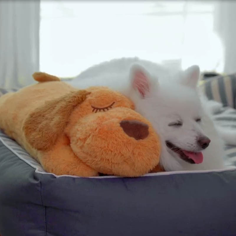 Pet Plush Heartbeat Doll Anxiety Companion Interactive Toy