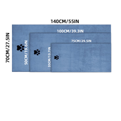 Pet quick-drying absorbent bath towel