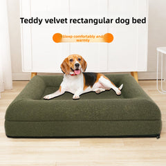 Brown color teddy velvet sponge