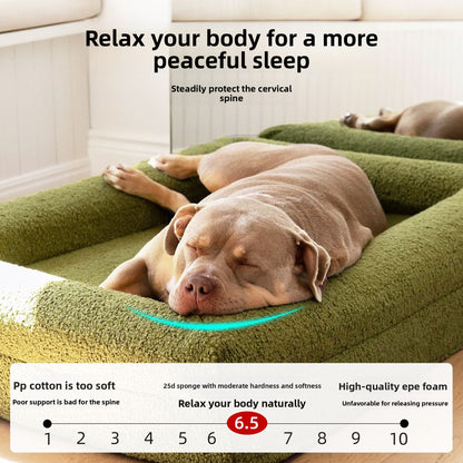 Pet rectangular bed