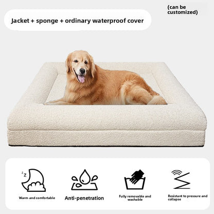 Pet rectangular bed