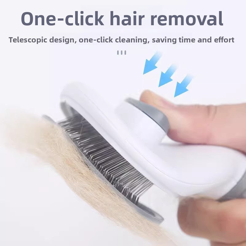 Pet Self Cleaning Grooming Comb
