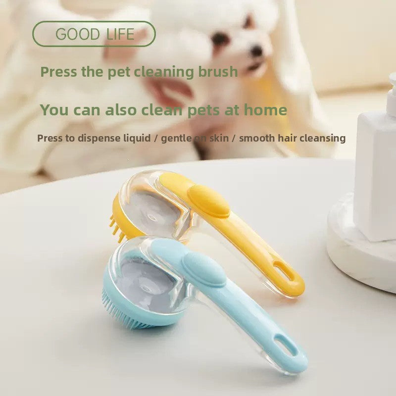 Pet Shampoo Bath Brush with Massage Function