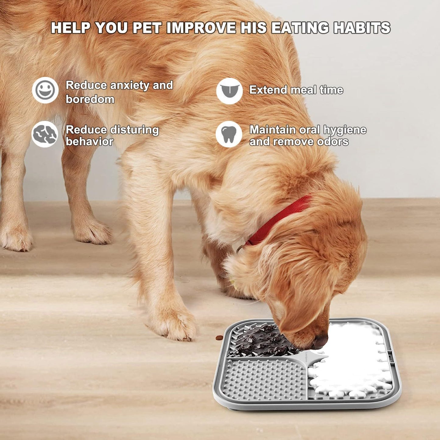 Pet silicone lickable dish