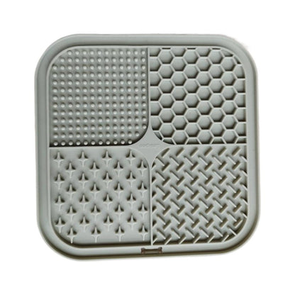 Pet silicone lickable dish