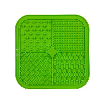 Pet silicone lickable dish