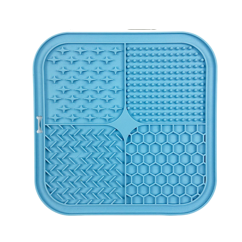 Pet silicone lickable dish