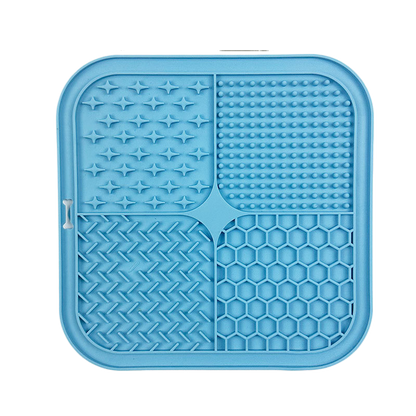 Pet silicone lickable dish