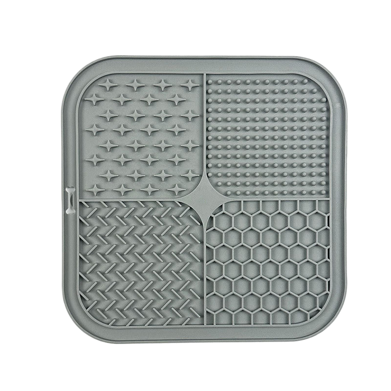 Pet silicone lickable dish