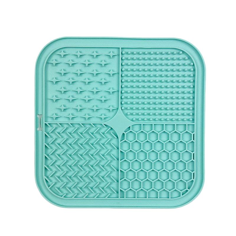 Pet silicone lickable dish