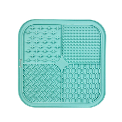 Pet silicone lickable dish