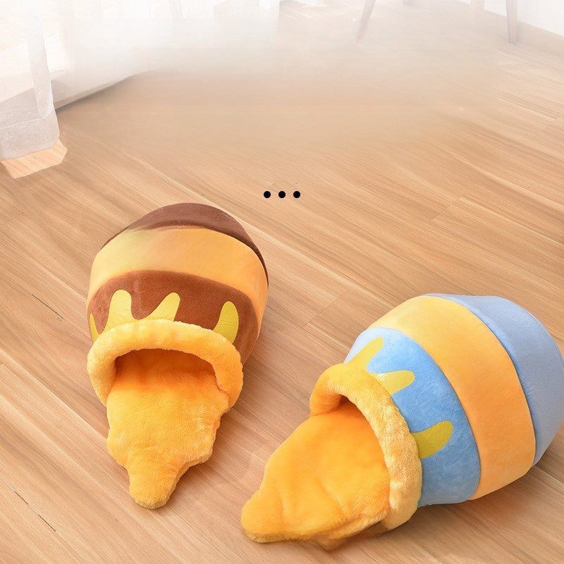 Pet sleeping area