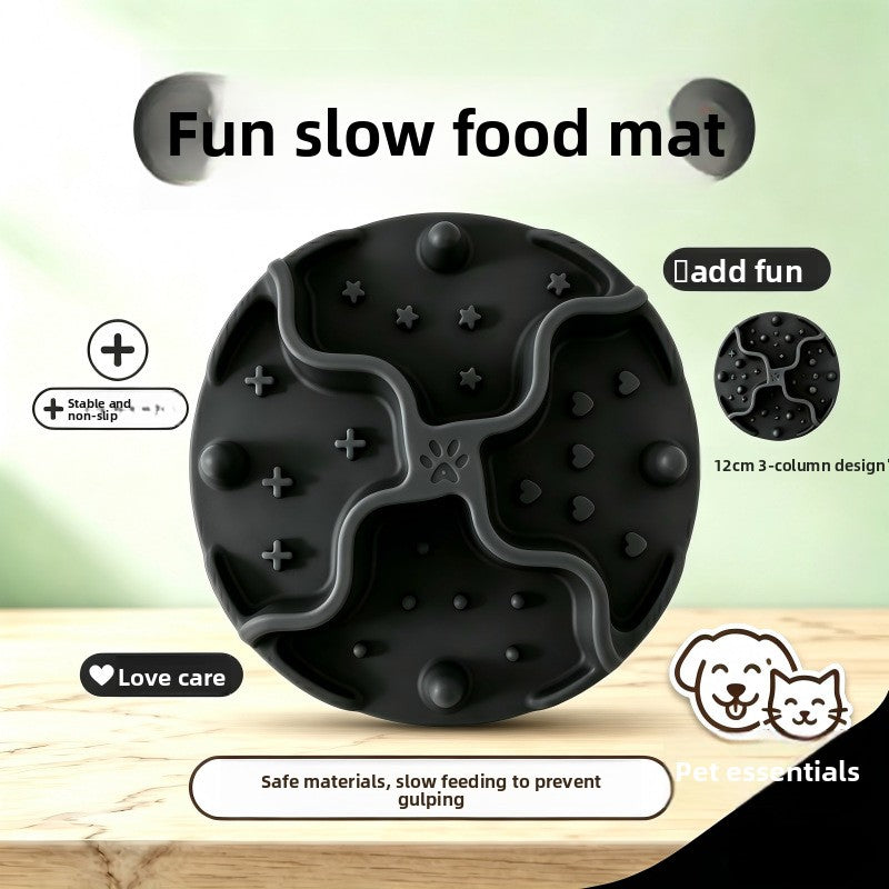 Pet Slow Feeder Bowl Anti-Choking Licking Mat