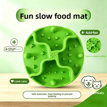 Pet Slow Feeder Bowl Anti-Choking Licking Mat