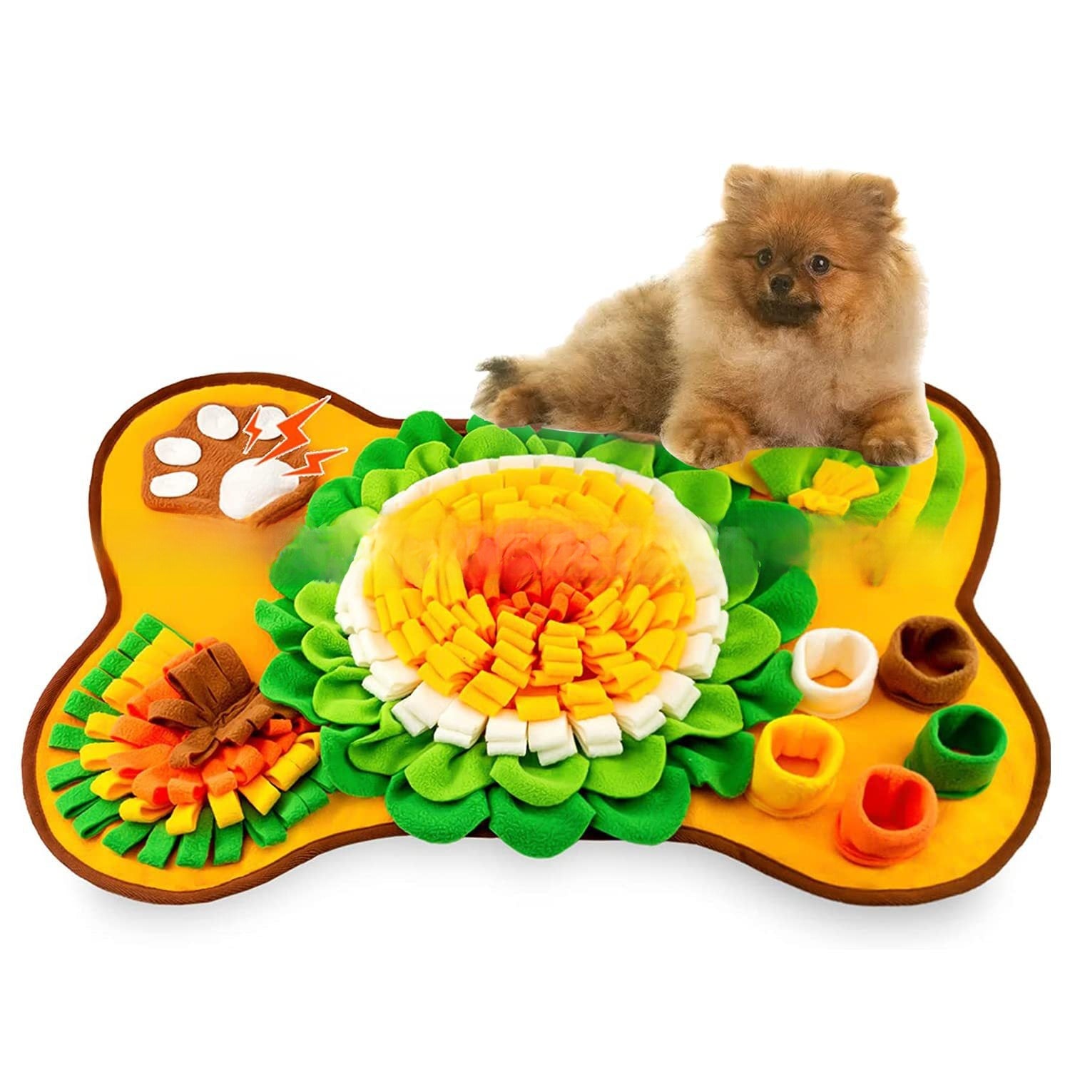 Pet Sniffing Mat Brain Training Toy Slow Feeder