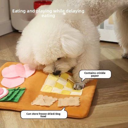Pet Sniffing Mat Chew Resistant Plush Toy