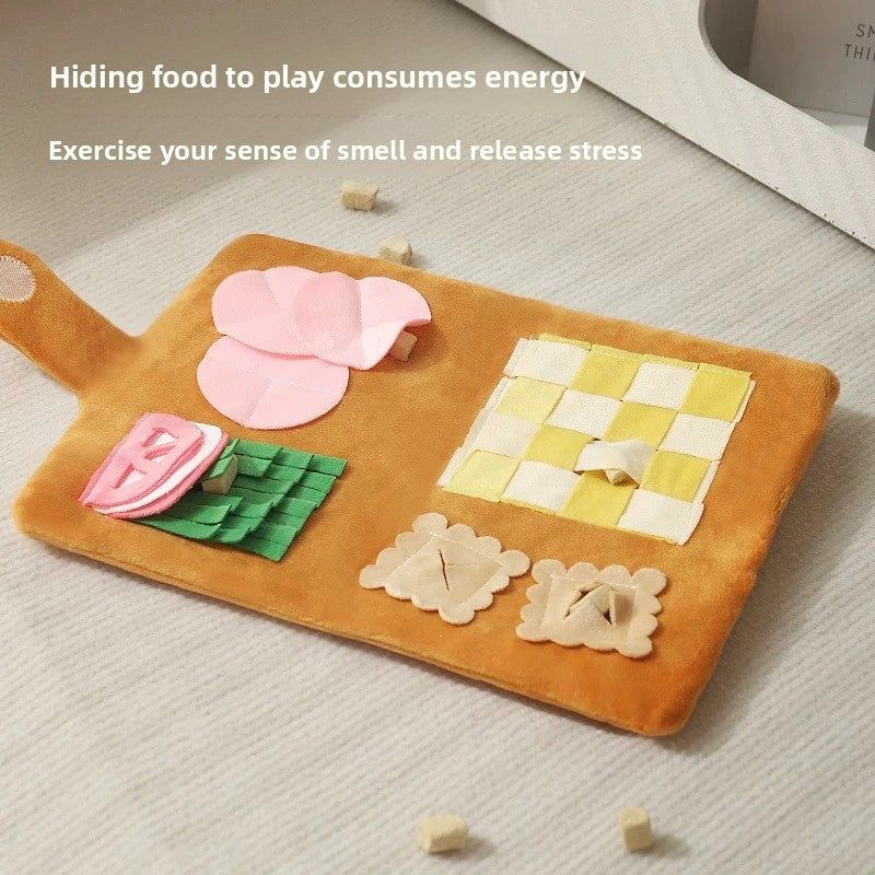 Pet Sniffing Mat Chew Resistant Plush Toy