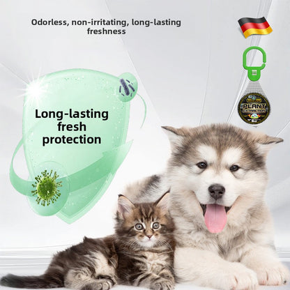 Pet solid deodorizer
