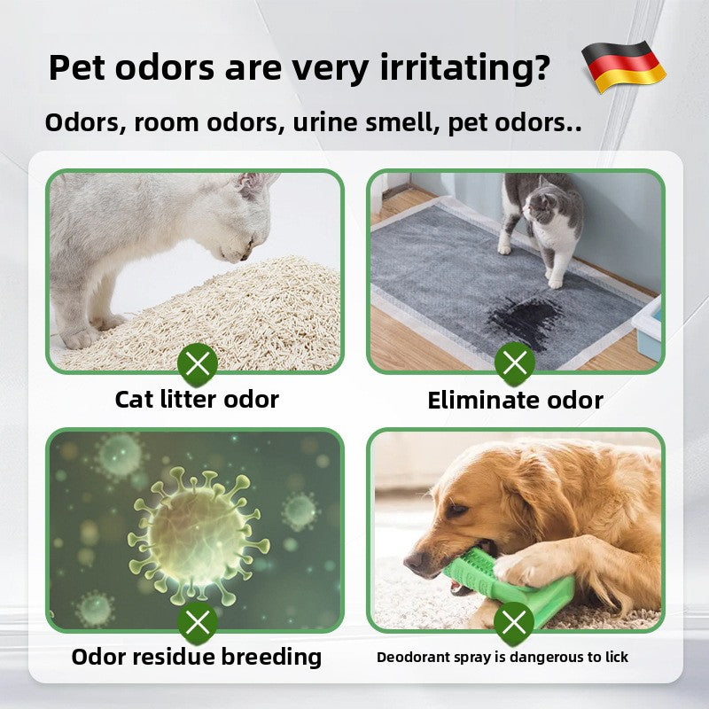 Pet solid deodorizer