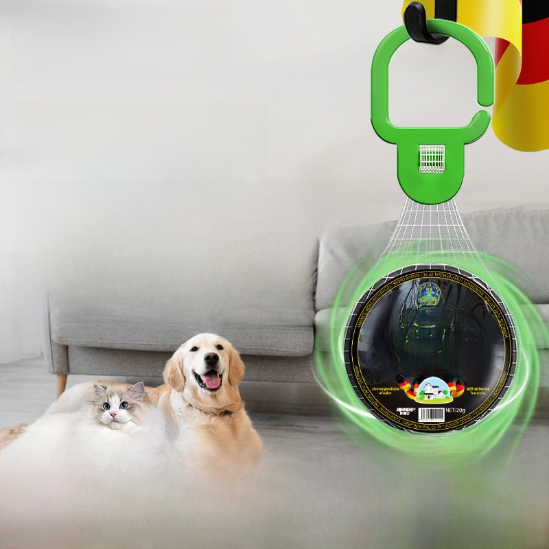 Pet solid deodorizer