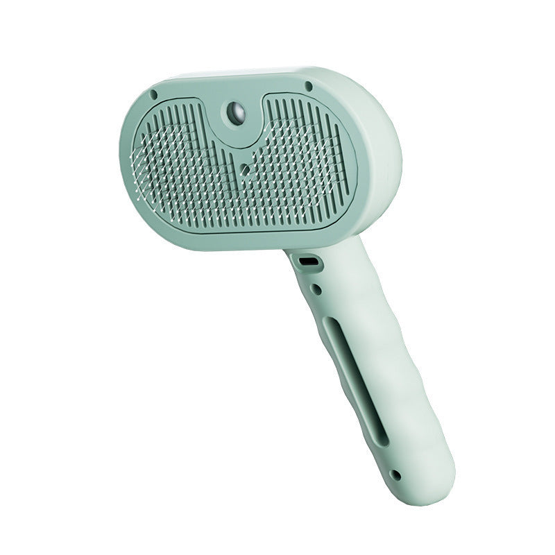 Pet spray de-shedding comb