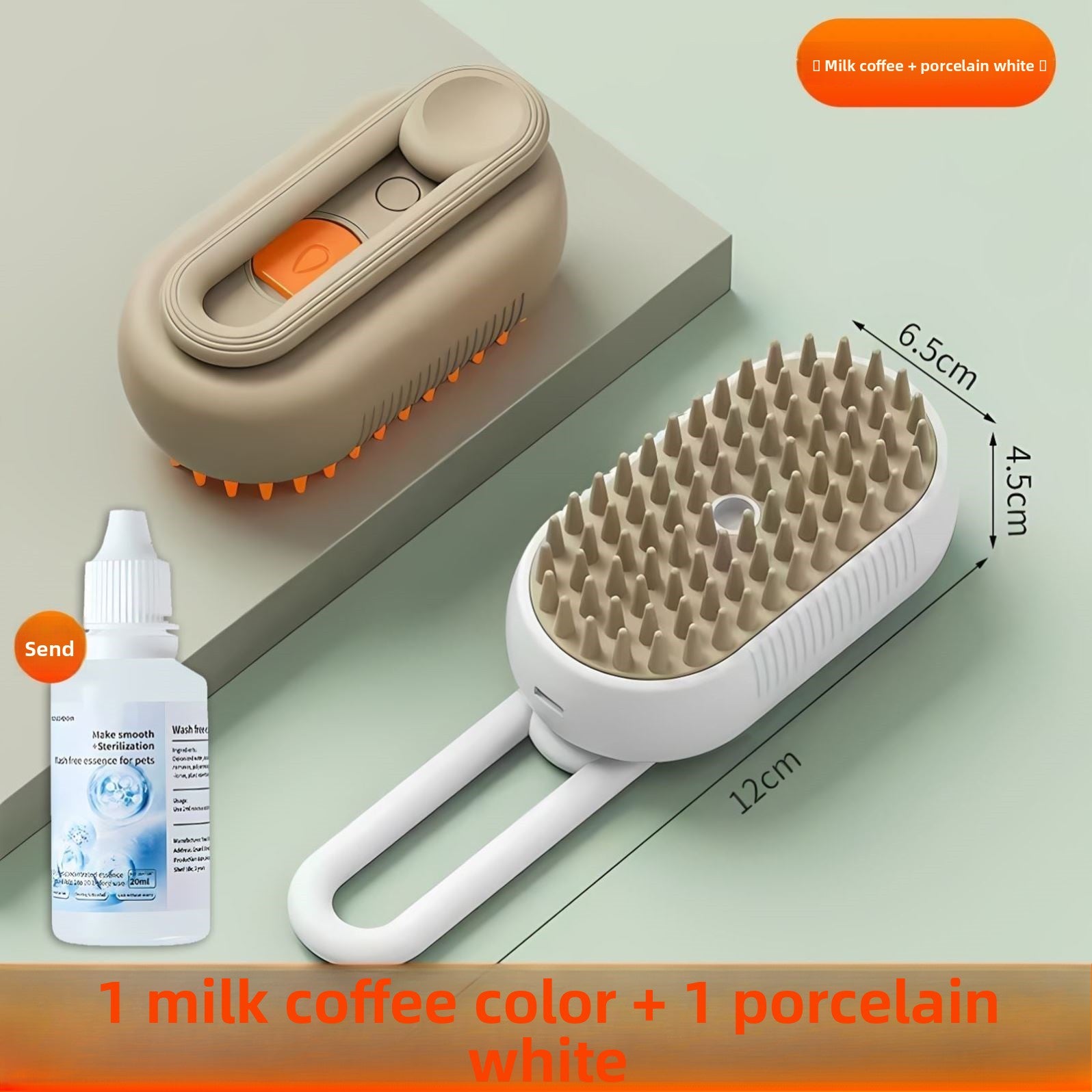 Pet Spray Massage Comb, Steam Combing Brush