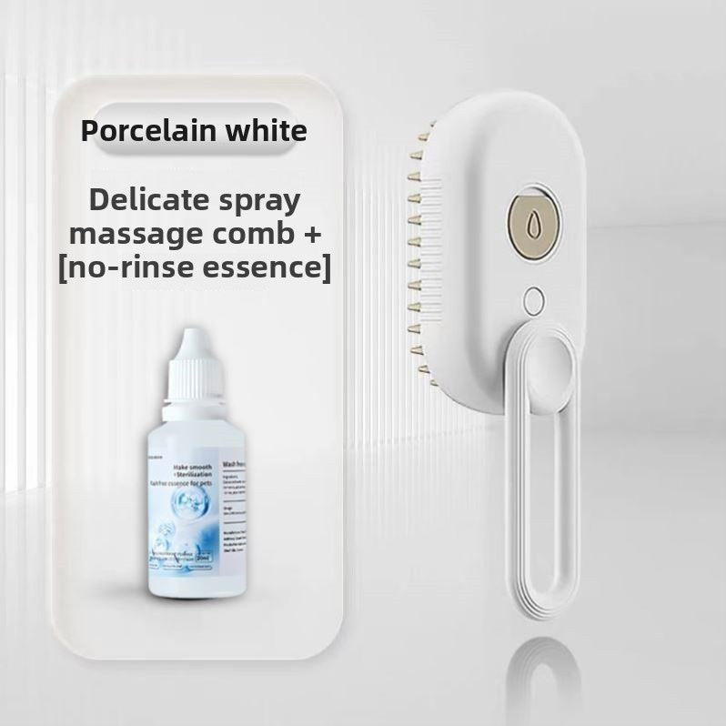 Pet Spray Massage Comb, Steam Combing Brush