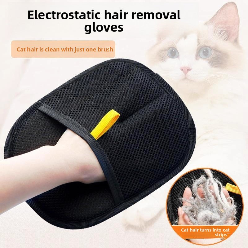 Pet static electricity hair removal gloves