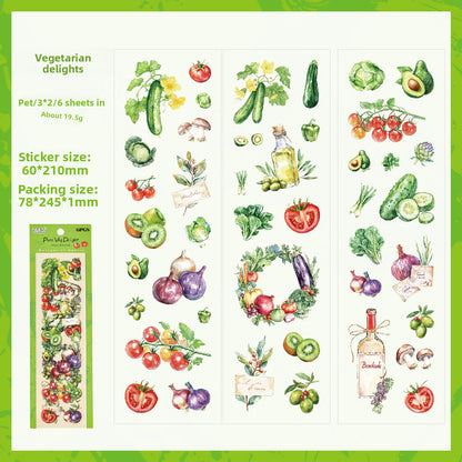 PET Sticker Set for Handbooks