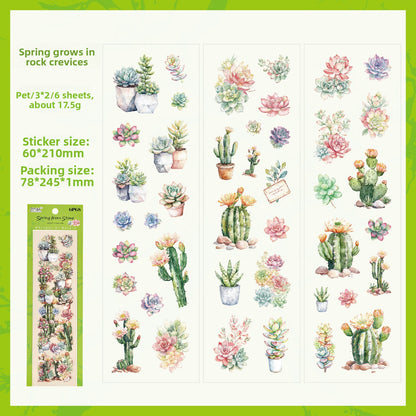 PET Sticker Set for Handbooks