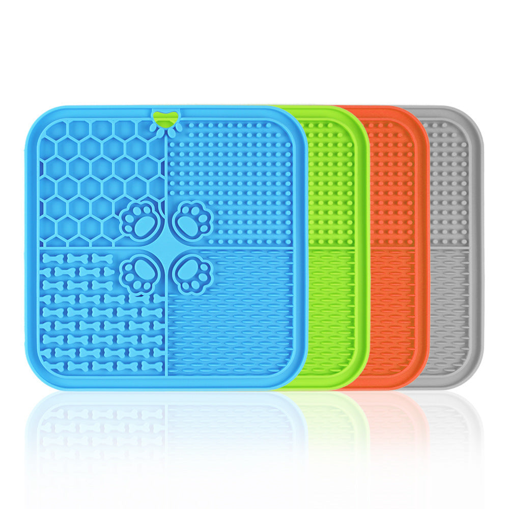 Pet suction cup lick pad