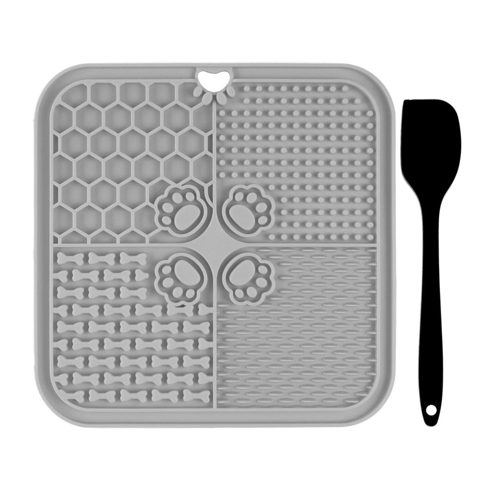 Pet suction cup lick pad